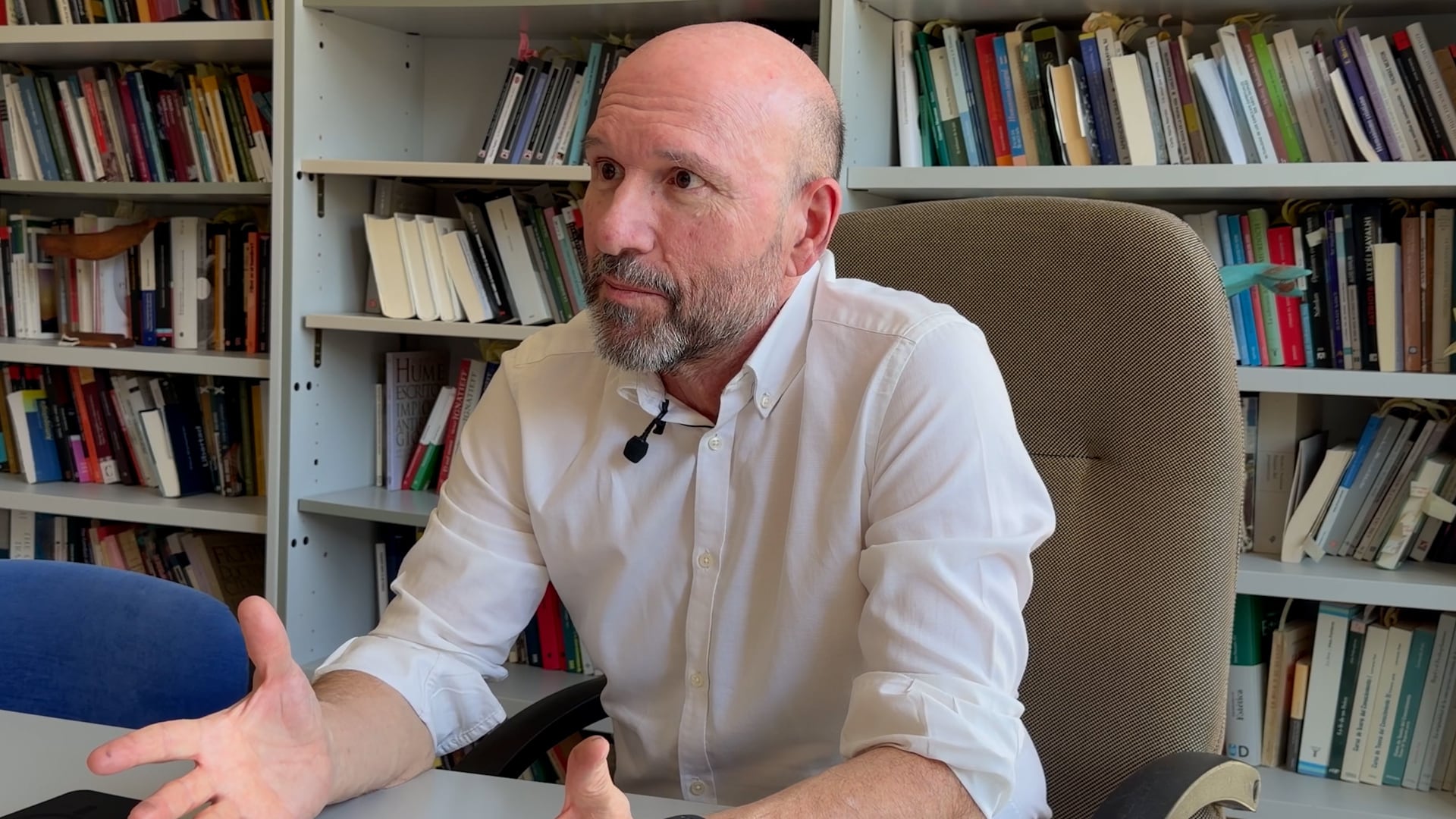 Óscar Vara Crespo, economista y profesor de Teoría Económica e Historia Económica de la Universidad Autónoma de Madrid. (María Rodríguez)
