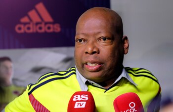 En la imagen el exfutbolista colombiano Faustino Asprilla. EFE /Mauricio Dueñas Castañeda /Archivo