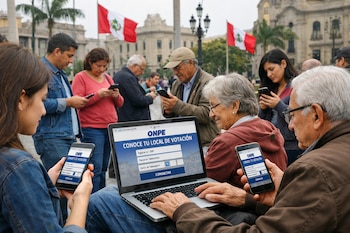 En un espacio público de