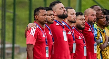 Fredy Hurtado fue el entrenador de la selección Colombia Sub-17 que avanzó hasta la final en el Sudamericano del 2025 - crédito Conmebol