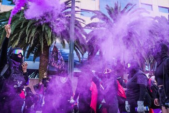 Activistas en Ciudad de México