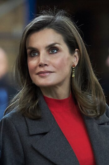 La reina Letizia, con pendientes