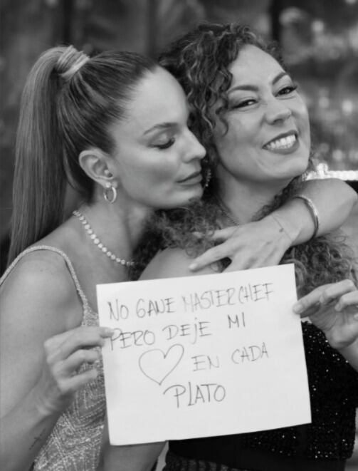 Claudia desatacó el desempeño que tuvo Andrea en la competencia - crédito @claudiabahamon/ Instagram