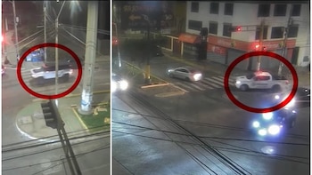 Un auto de la PNP escoltó a autores de masacre y secuestro de empresario en Trujillo, según nuevas imágenes