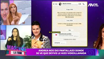 Andrea San Martín muestra pruebas