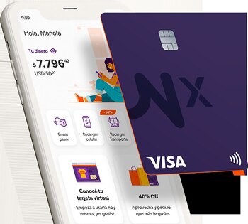 La tarjeta Naranja X Visa