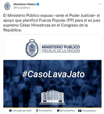 Ministerio Público César Hinostroza