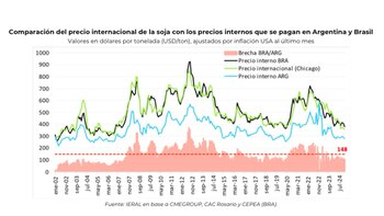 Comparación del precio internacional de