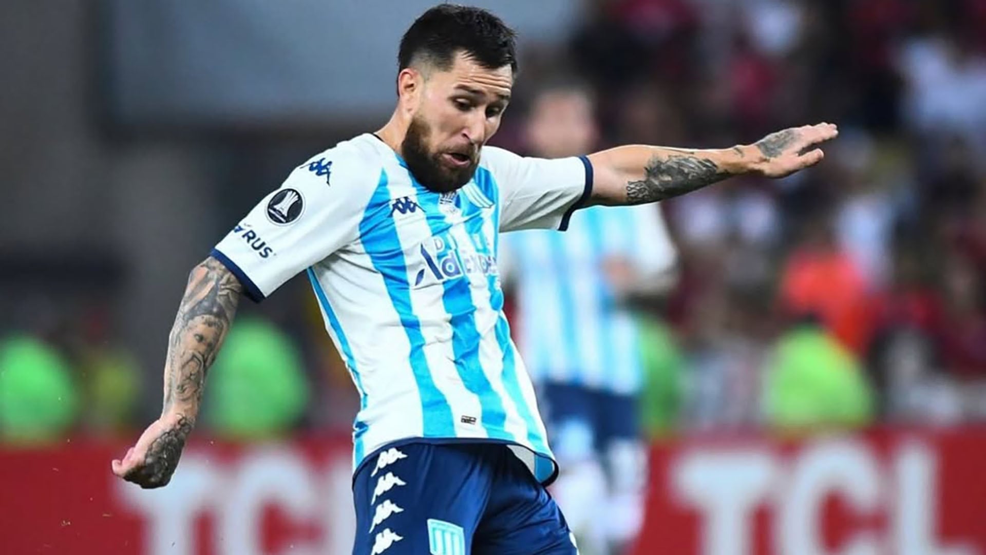 Jonatan Gómez jugó en Racing Club (Foto/@jonatandavidgomez)