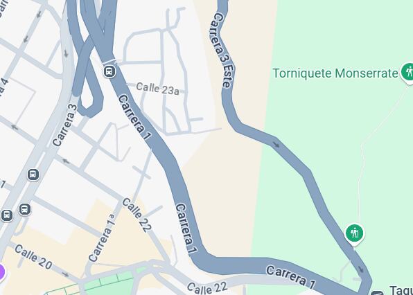 La avenida Circunvalar fue intervenida cerca de la Universidad Distrital con resaltos en cuatro puntos críticos identificados por las autoridades - crédito Google Maps