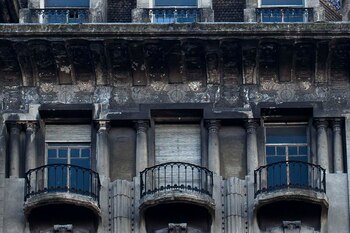 Fachada del 4to piso, antes