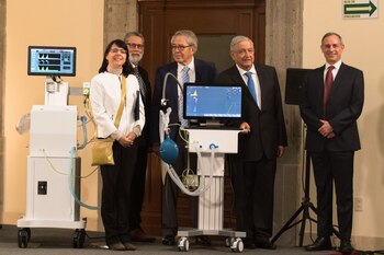 ventiladores médicos Ehécatl 4T y