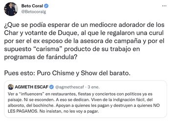 Agmeth Escaf y Beto Coral