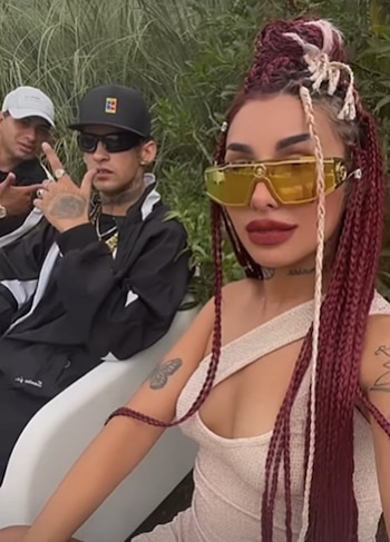 Tamara Báez y L-Gante