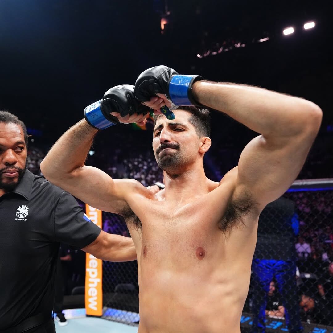 Fernandes celebrando la victoria