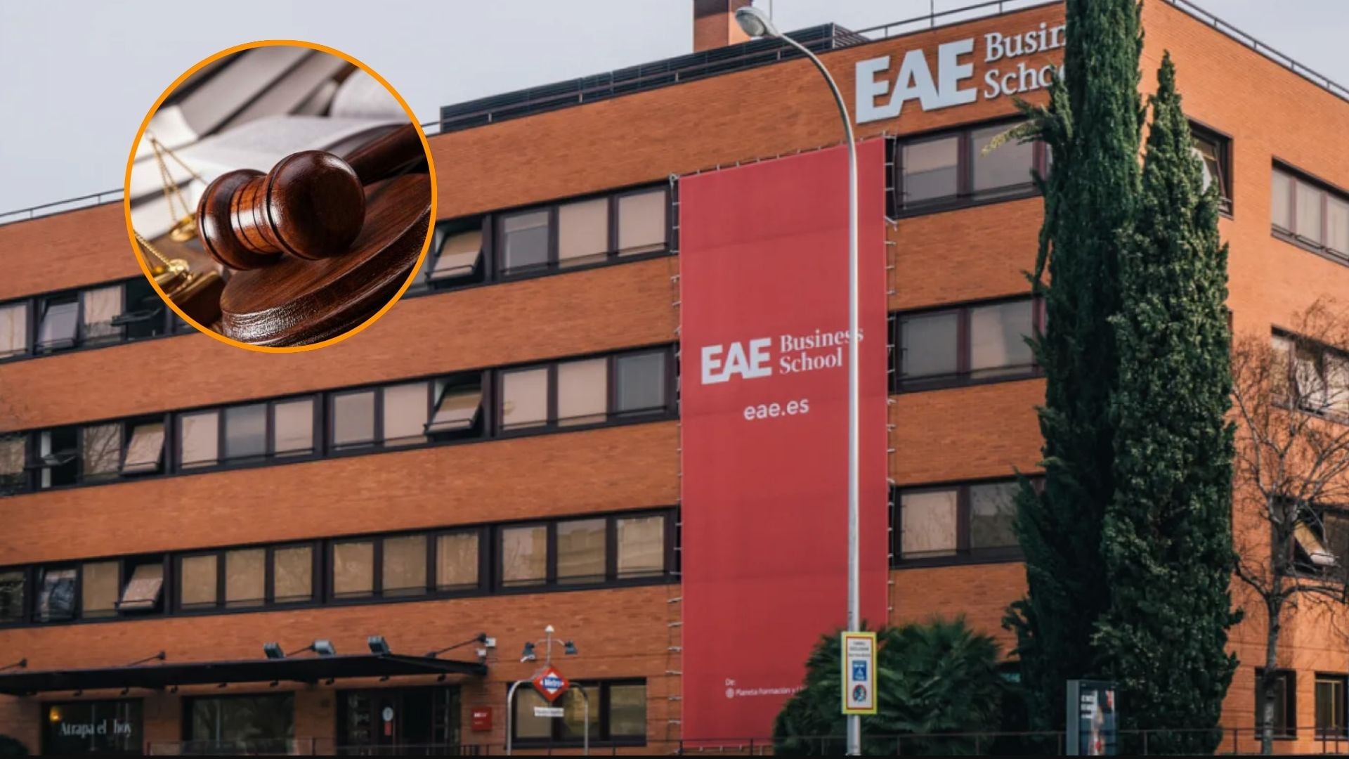 Imagen de EAE Business School. Una mujer logra que la Audiencia de Barcelona anule la deuda de más de 6.300 euros que le debía. (Montaje Infobae)