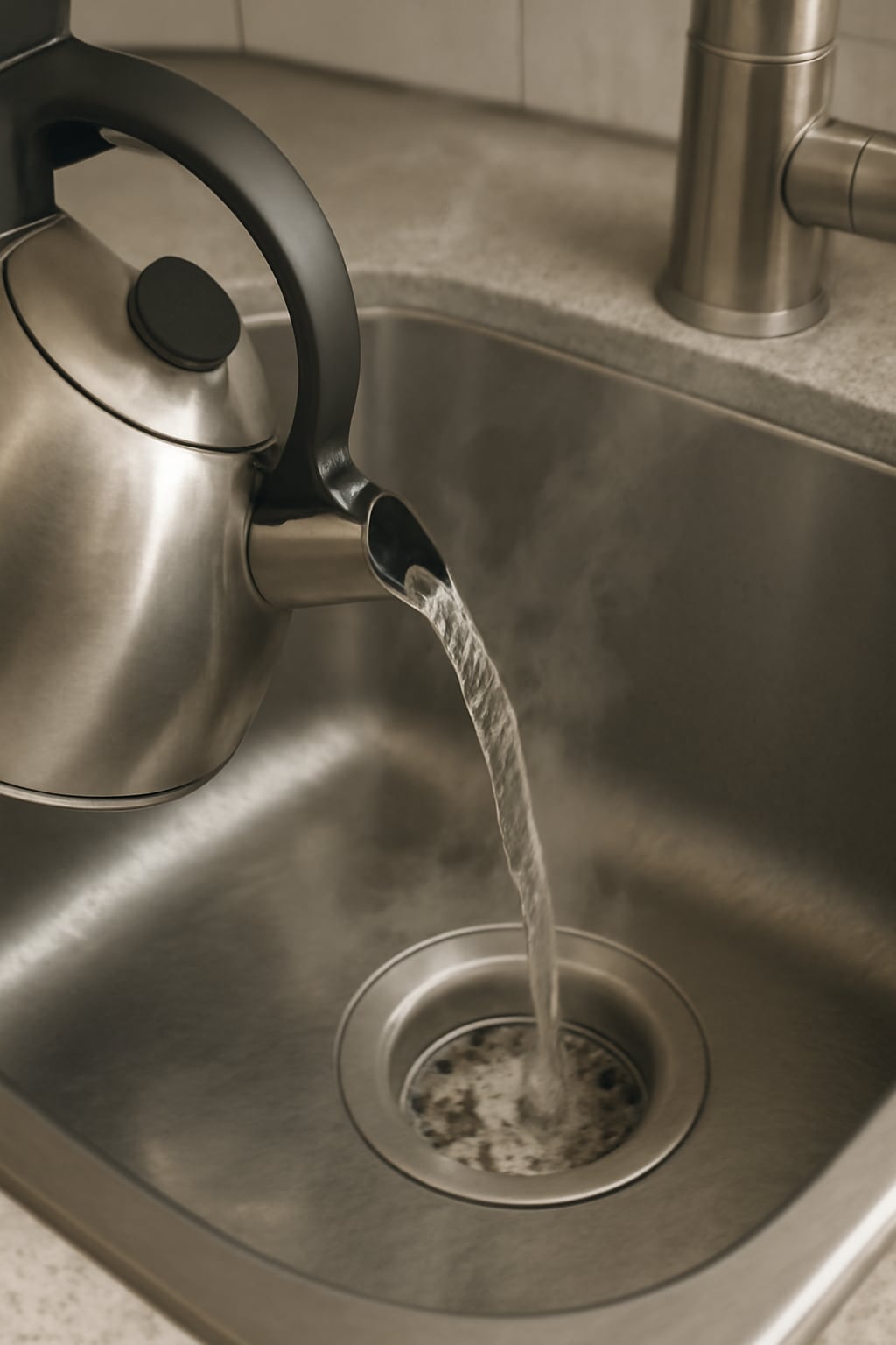 La mezcla de agua hirviendo y productos químicos genera riesgos. (Imagen Ilustrativa Infobae)