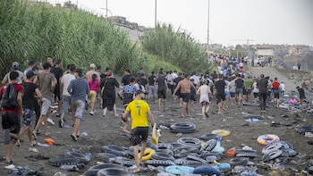 Sanidad cifra en 1.622 las asistencias a migrantes en Ceuta desde el viernes y niega situaciones de colapso sanitario