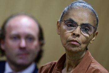 La ministra de medio ambiente