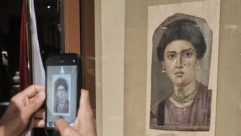 Egipto enviará a Roma parte de su colección de retratos funerarios grecorromanos después de restaurar una obra única del siglo II