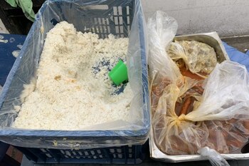 La comida que reciben los