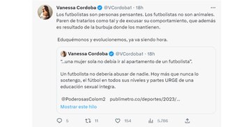 La arquera de Nacional expresó