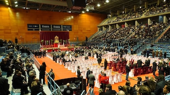 Interior del Palacio de Deportes