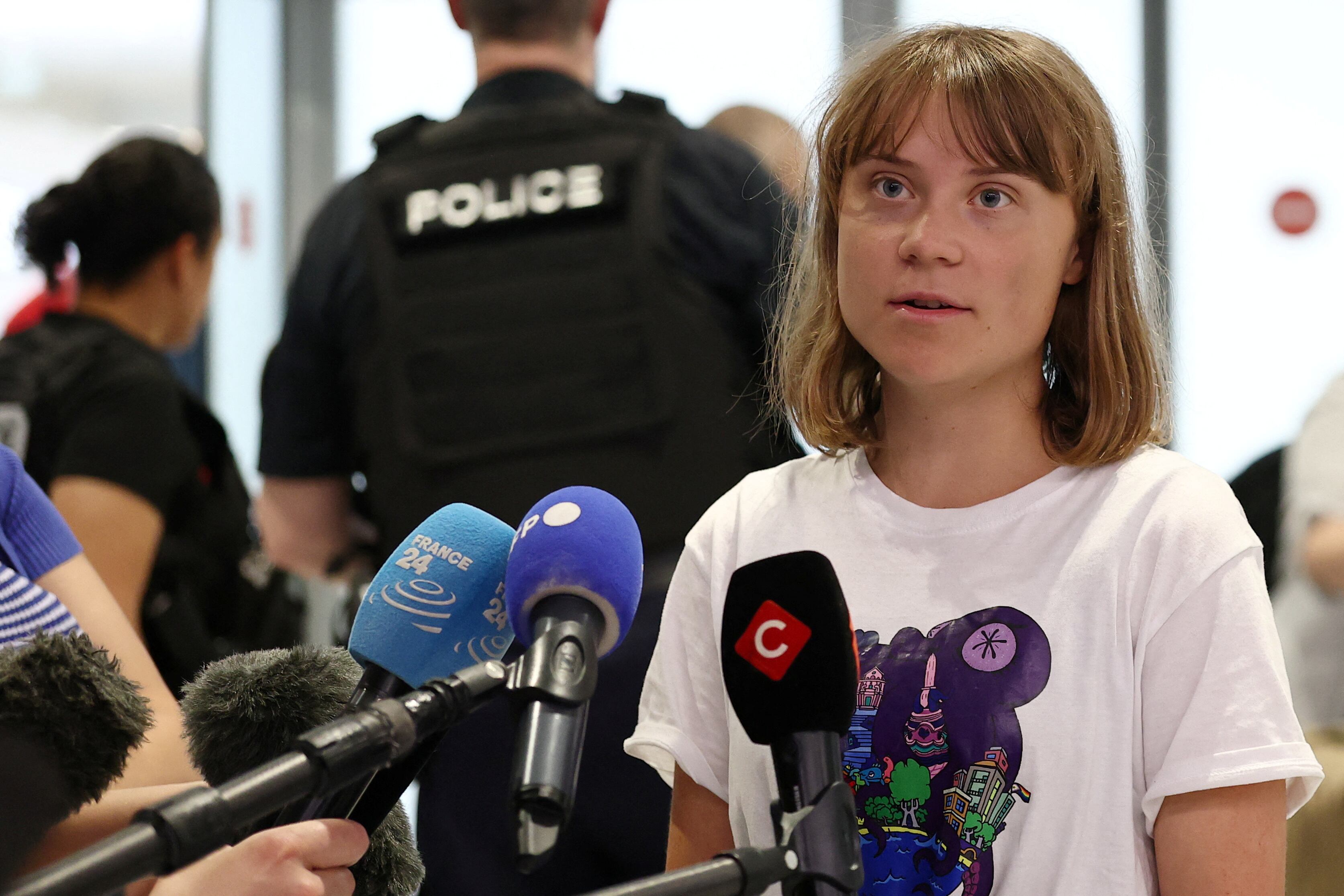 Qué dijo Greta Thunberg tras ser deportada por Israel: “Han cometido un acto ilegal” (REUTERS)