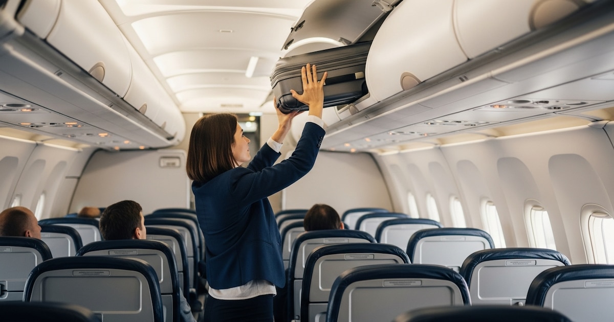 Una popular aerolínea cobrará por usar los compartimentos superiores del avión: así cambiarán las reglas para el equipaje de mano