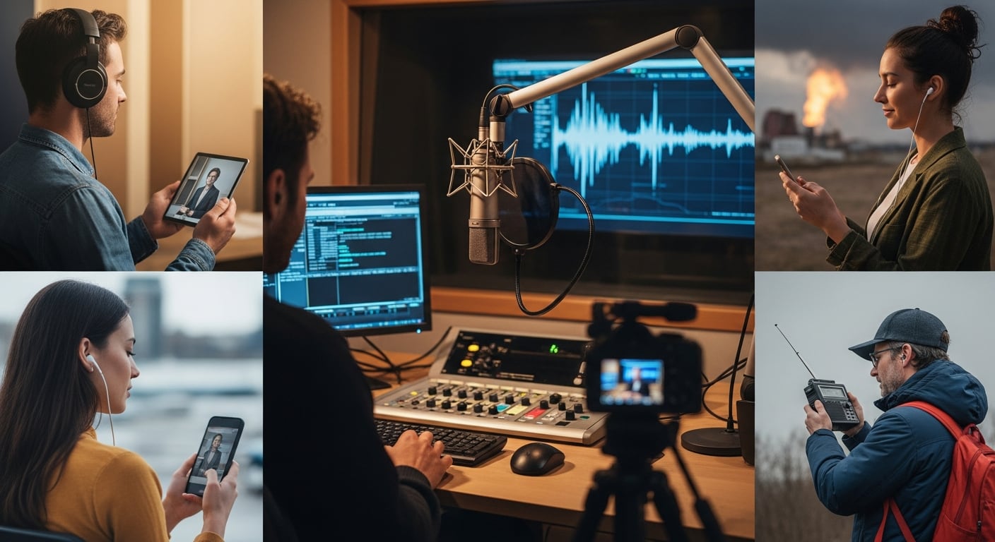 El lema de la UNESCO para el Día Mundial de la Radio 2026 enfatiza la inteligencia artificial aplicada a la producción y accesibilidad radiofónica (Imagen Ilustrativa Infobae)