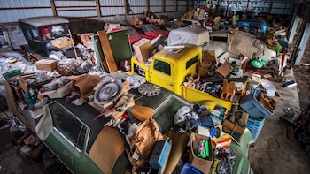 Colección de autos abandonados