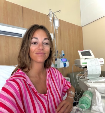 Sofía Ellar ha compartido su estado desde el hospital a través de sus redes sociales. (Instagram @sofiaellar)