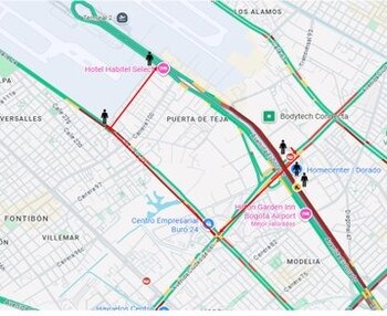 Bloqueos ciudadanos en la carrera