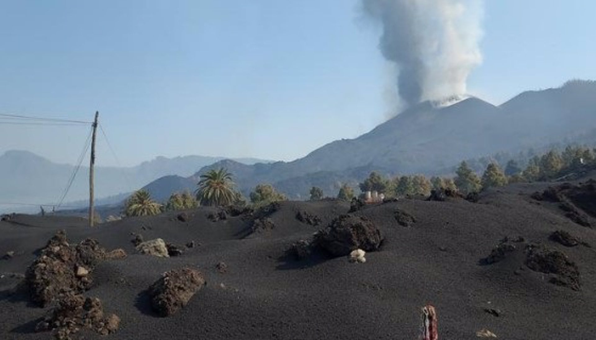 El volcán Cumbre Vieja, en la isla de La Palma. (Europa Press)