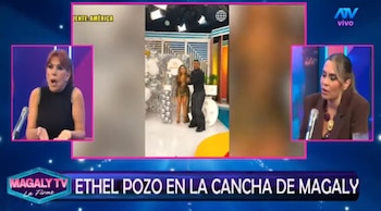 Magaly Medina critica a Janet Barboza y Edson Dávila tras la salida de Ethel Pozo de ‘América Hoy’. Captura: Magaly TV La Firme.