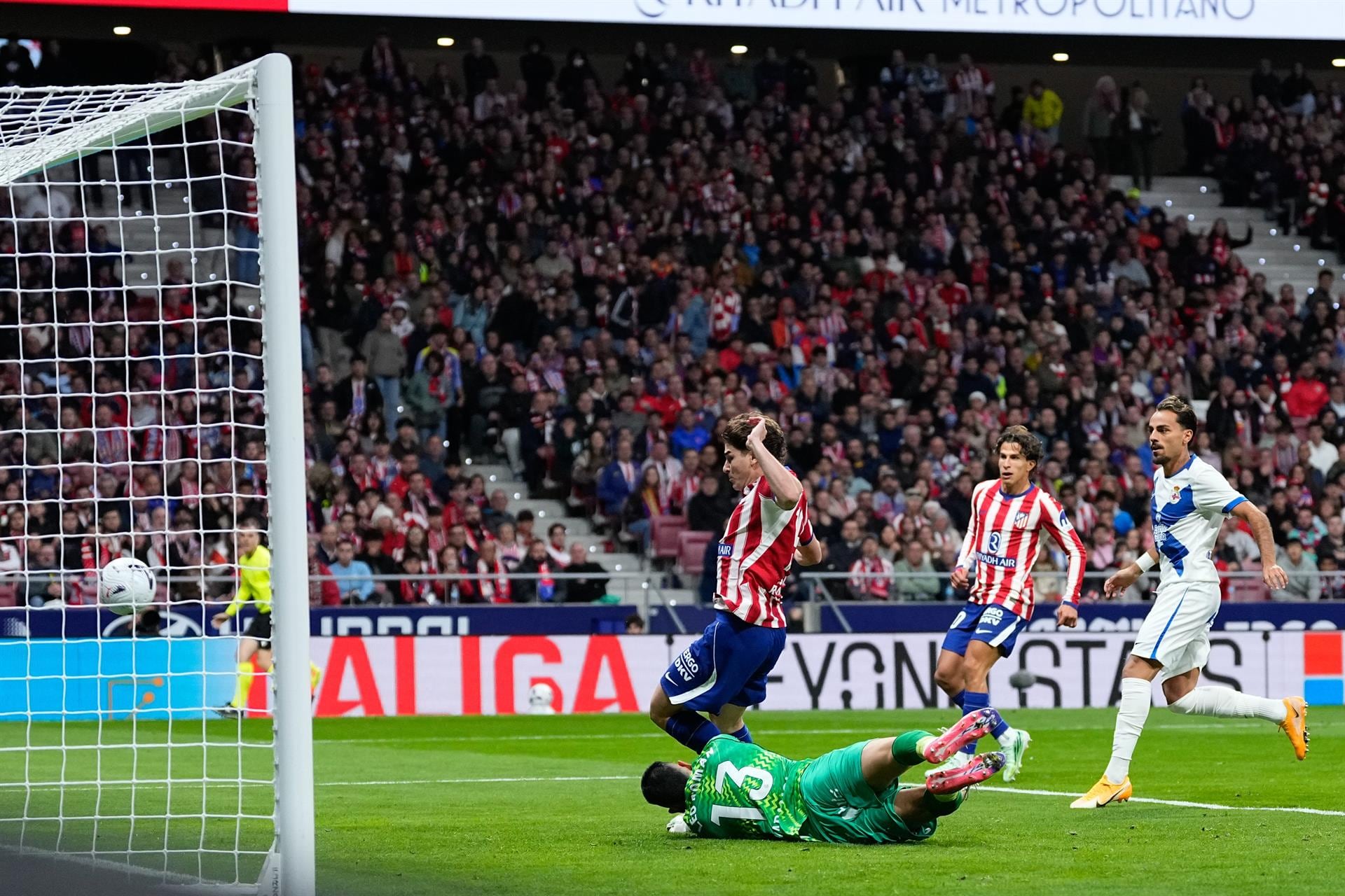 Crónica del Atlético de Madrid - RC Deportivo de A Coruña, 1-0