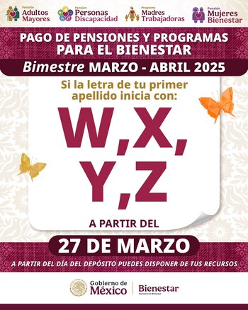 Los apoyos estarán disponibles directamente