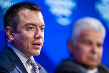 Presidente de Ecuador, Daniel Noboa,