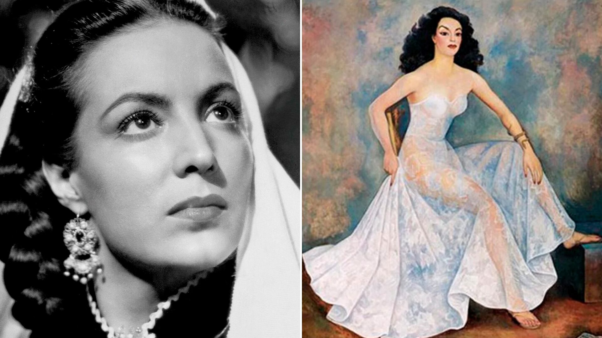 María Félix mostró su descontento con el retrato realizado por Diego Rivera. (Captura de pantalla YouTube /