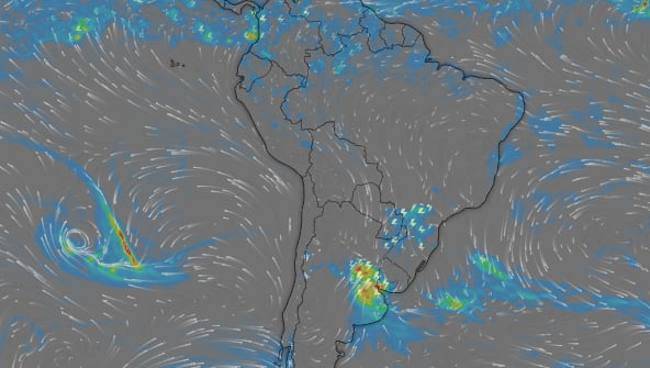 El avance de una masa de aire polar tras el temporal provocará temperaturas mínimas de entre 4°C y 5°C en áreas urbanas durante el fin de semana (SMN)