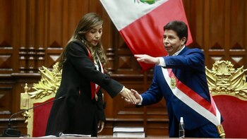 Lady Camones y Pedro Castillo: