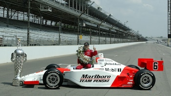 Gil de Ferran en Indianapolis