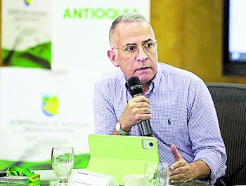 El secretario de Seguridad y Justicia de Antioquia, Luis Eduardo Martínez - crédito Gobernación de Antioquia
