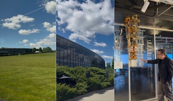 El Thomas J. Watson Research Center de IBM fue diseñado por el arquitecto Eero Saarinen y es uno de los fortines de computación cuántica de la empresa. (Infobae Tecno)