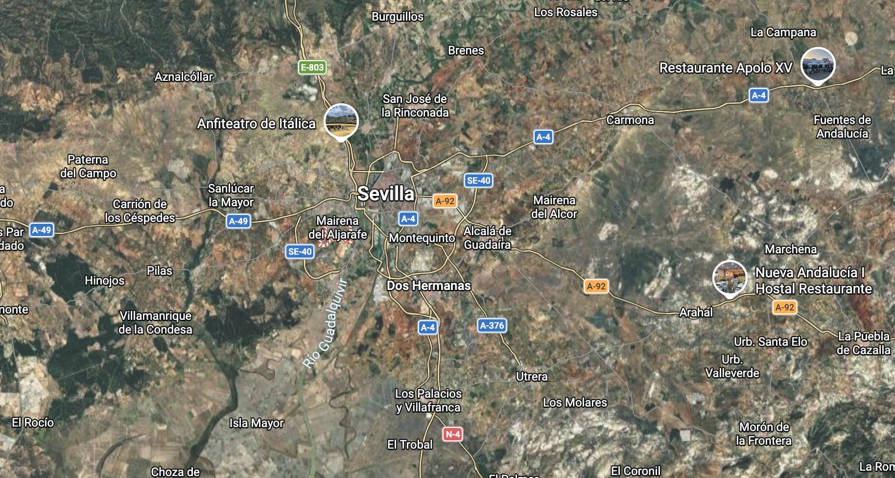 Mairena de Alfarafe. (Captura de pantalla Google Maps)