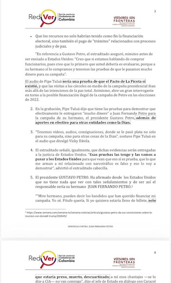 Para la Red de Veedurías,