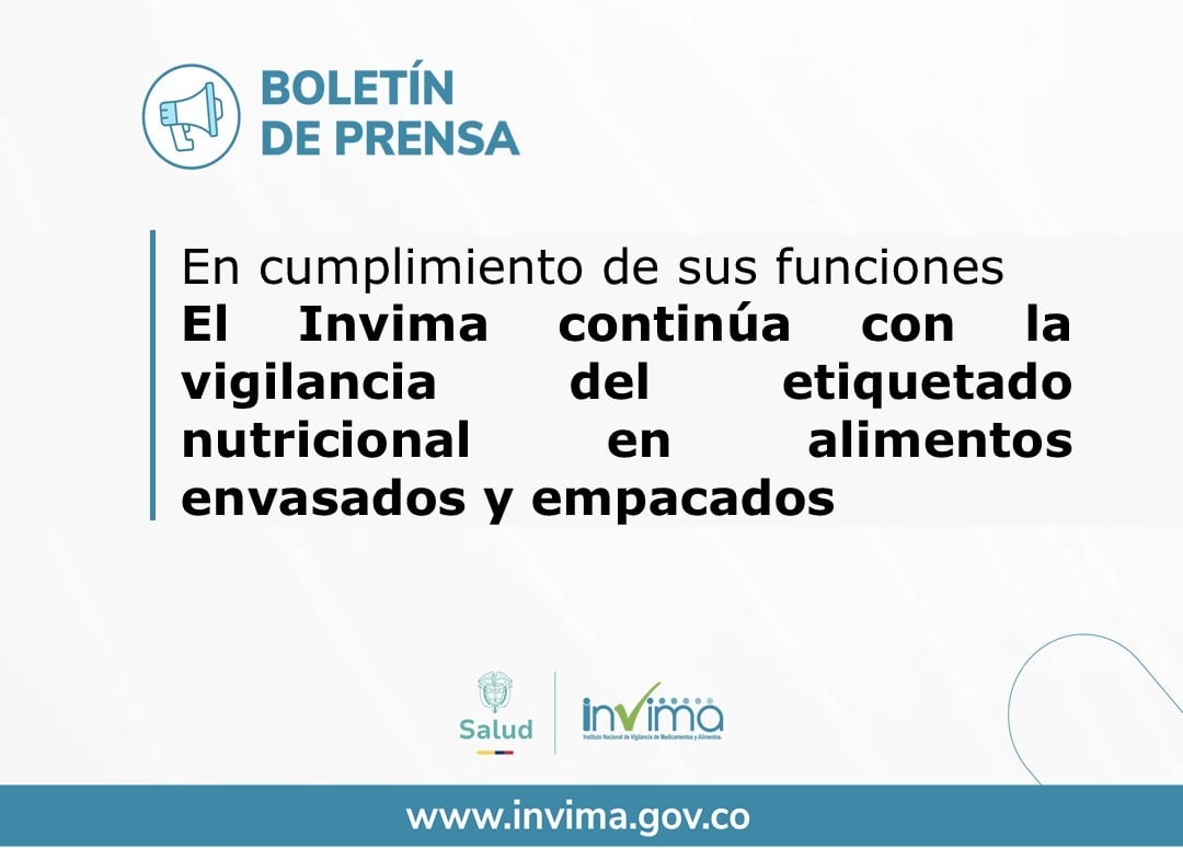 Empresas pueden reformular sus productos para ajustarse a los límites de nutrientes, siguiendo el marco legal establecido por el Invima - crédito Invima