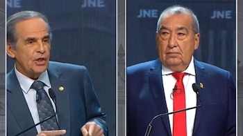 Debate presidencial 2026: Choque entre Mario Vizcarra y Roberto Chiabra en medio de propuestas sobre empleo y gestión estatal