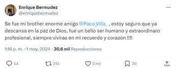 Reacción del 'Perro' Bermúdez a