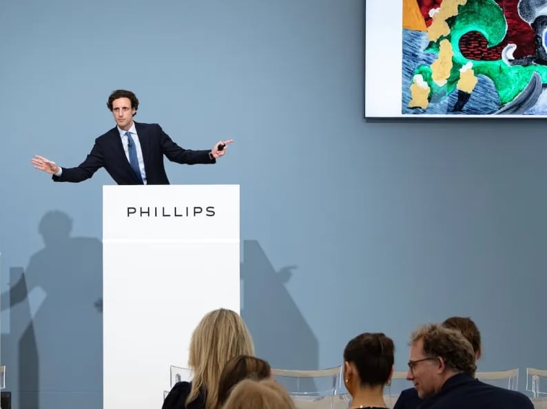 Phillips vendió alrededor de USD 260 millones en bellas artes durante el primer semestre